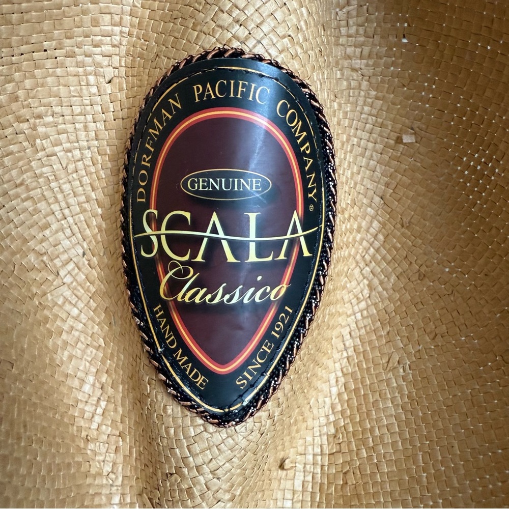 NWT Scala Men's Toyo Safari Hat with Black Trim Size S/M - Picture 11 of 14